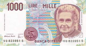 1000 Lire 1990